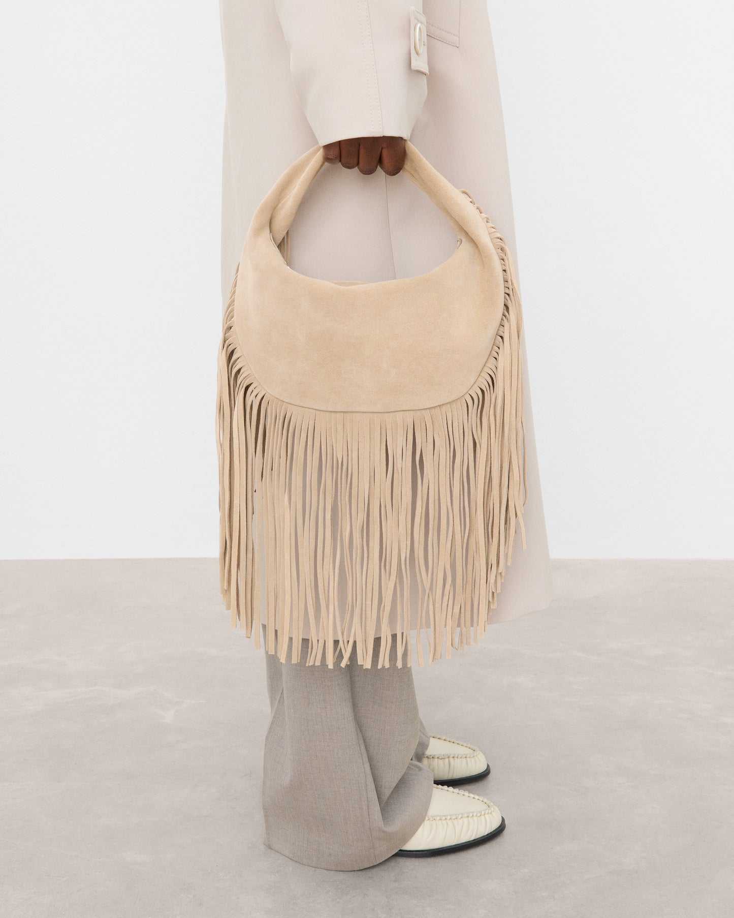Agnes Mini Bag Suede Sand