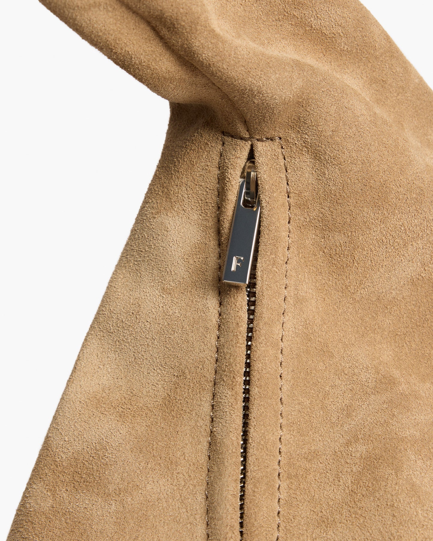 Alva Shoulder Bag Suede Sand