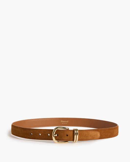 Beatrice Belt Suede Bourbon