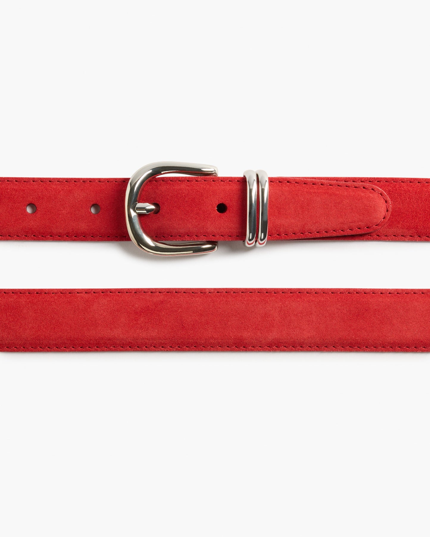 Beatrice Belt Suede Cherry