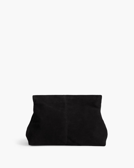 Clay Clutch Suede Black