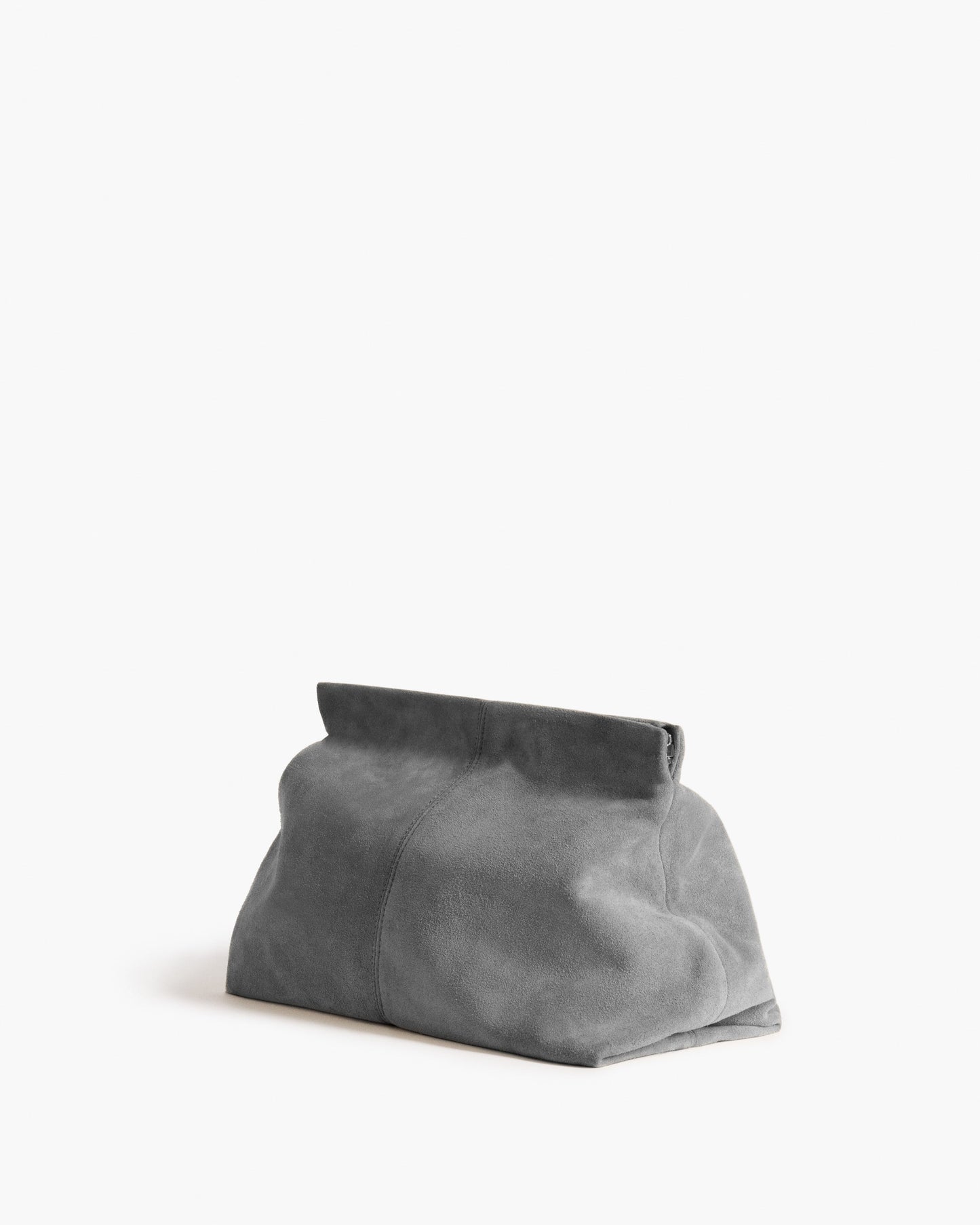 Clay Clutch Suede Grey