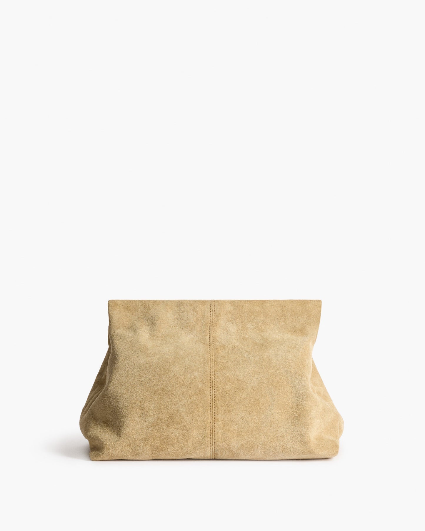 Clay Clutch Suede Sand