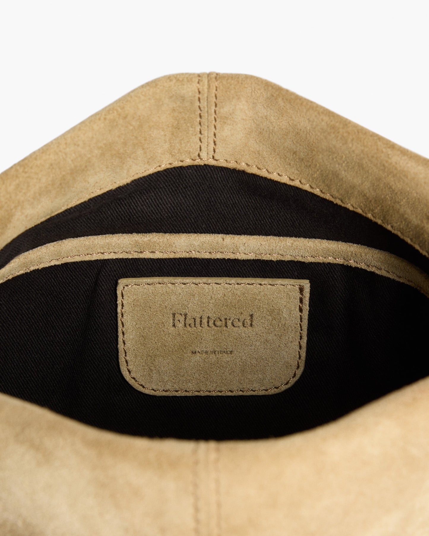 Clay Clutch Suede Sand