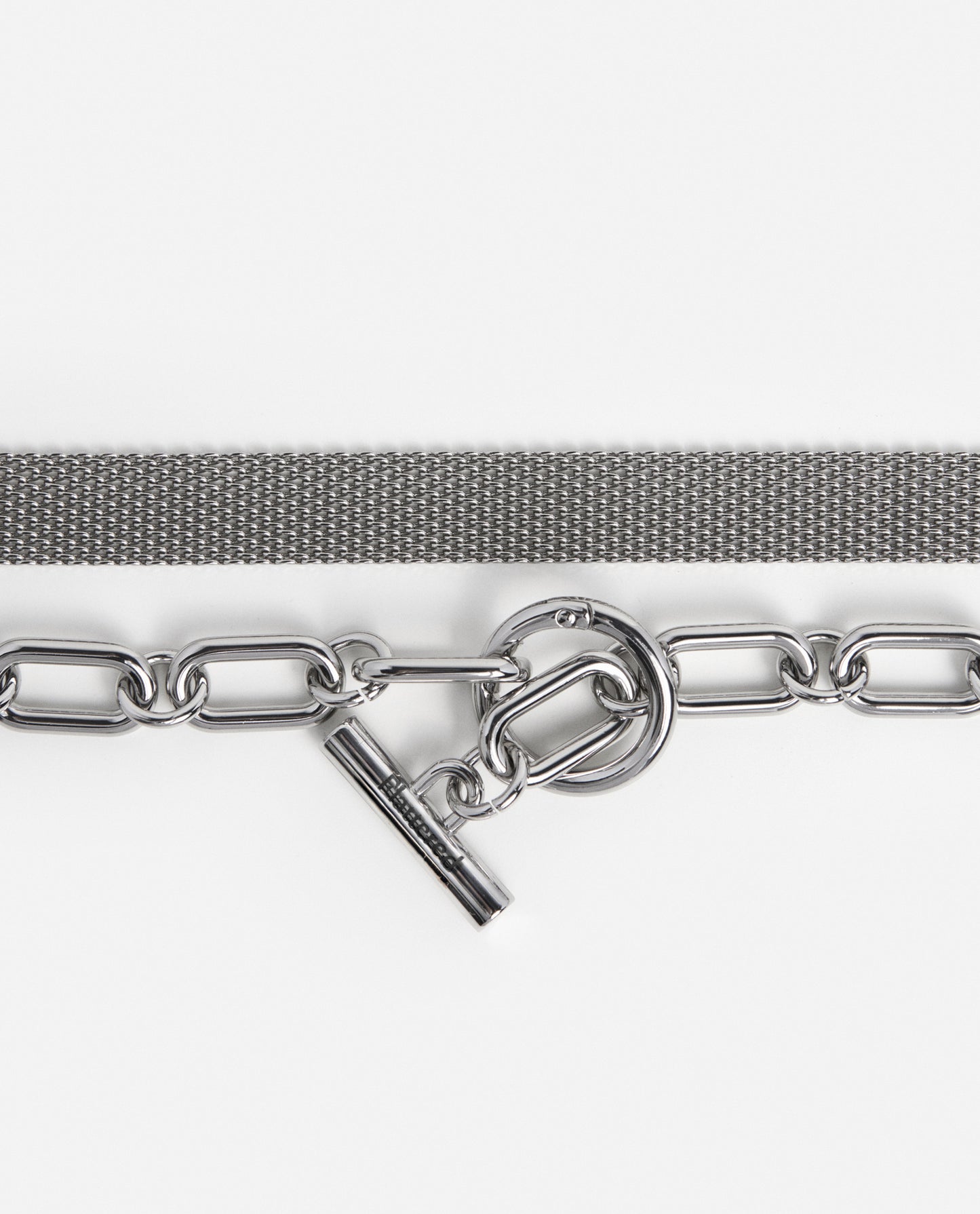 Antonia Belt Metal Pearl Grey