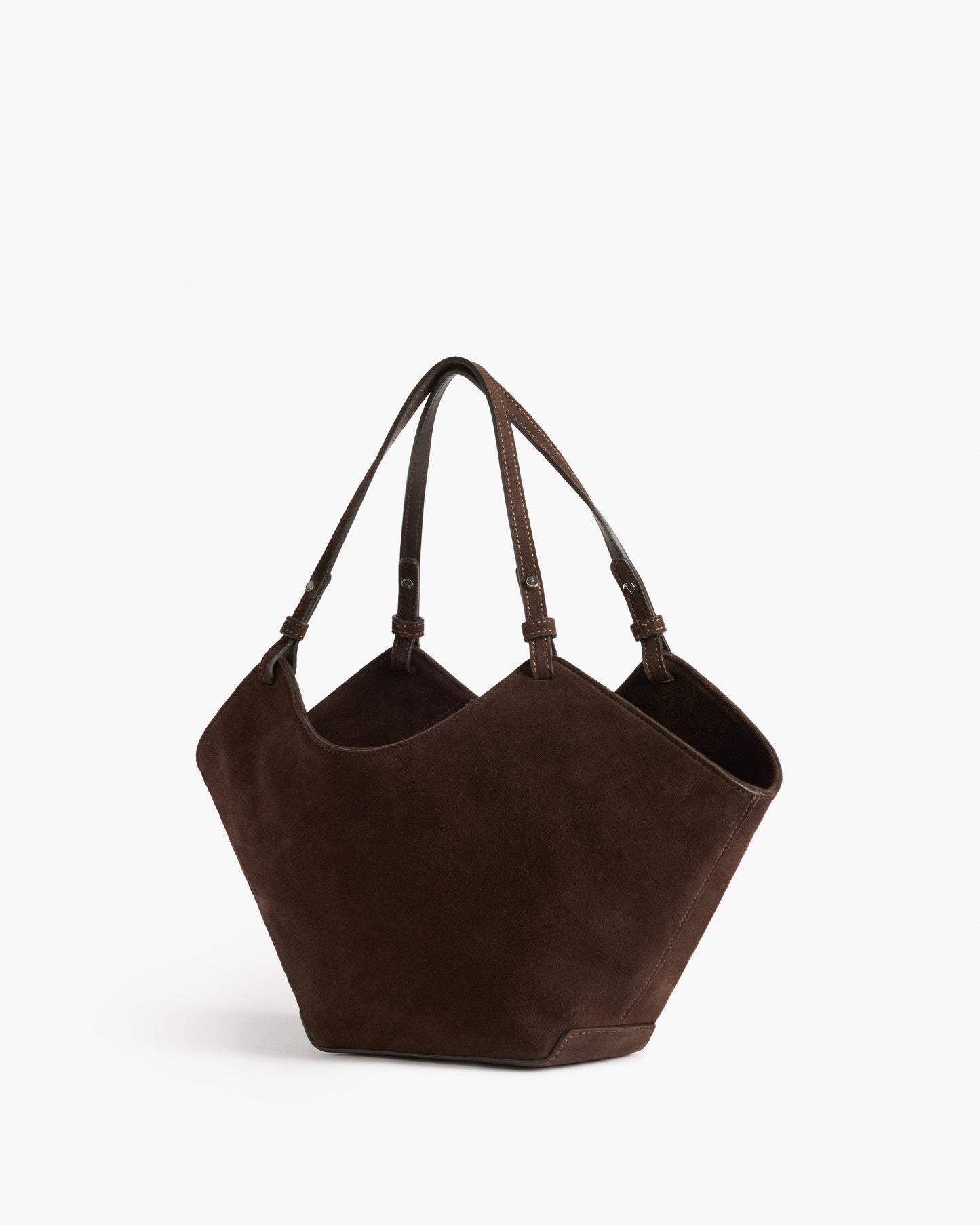 Dilba Mini Tote Bag Suede Chocolate