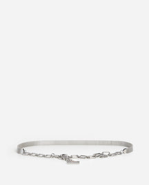 Antonia Belt Metal Pearl Grey