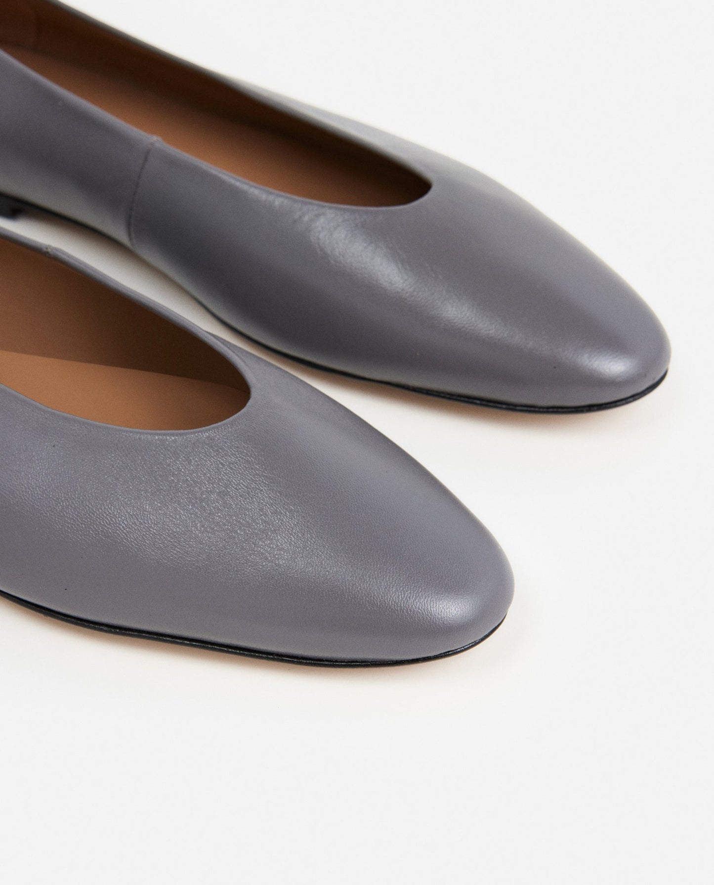 Belinda Leather Stone Grey