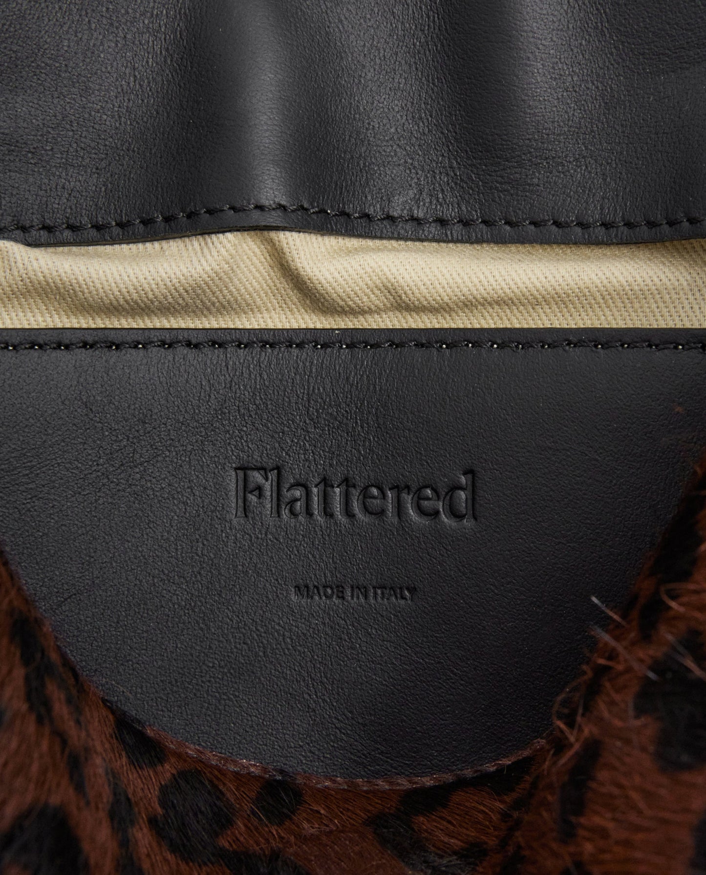 Hanna Mini Bag Leather Hair Leo