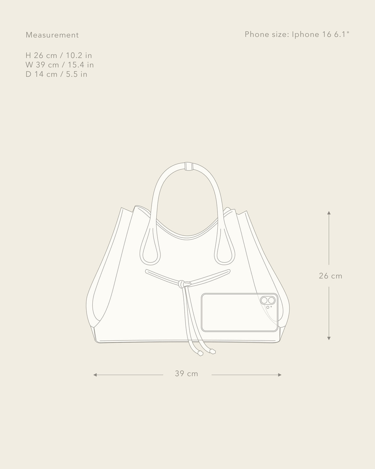 Maris Tote Bag Leather Black