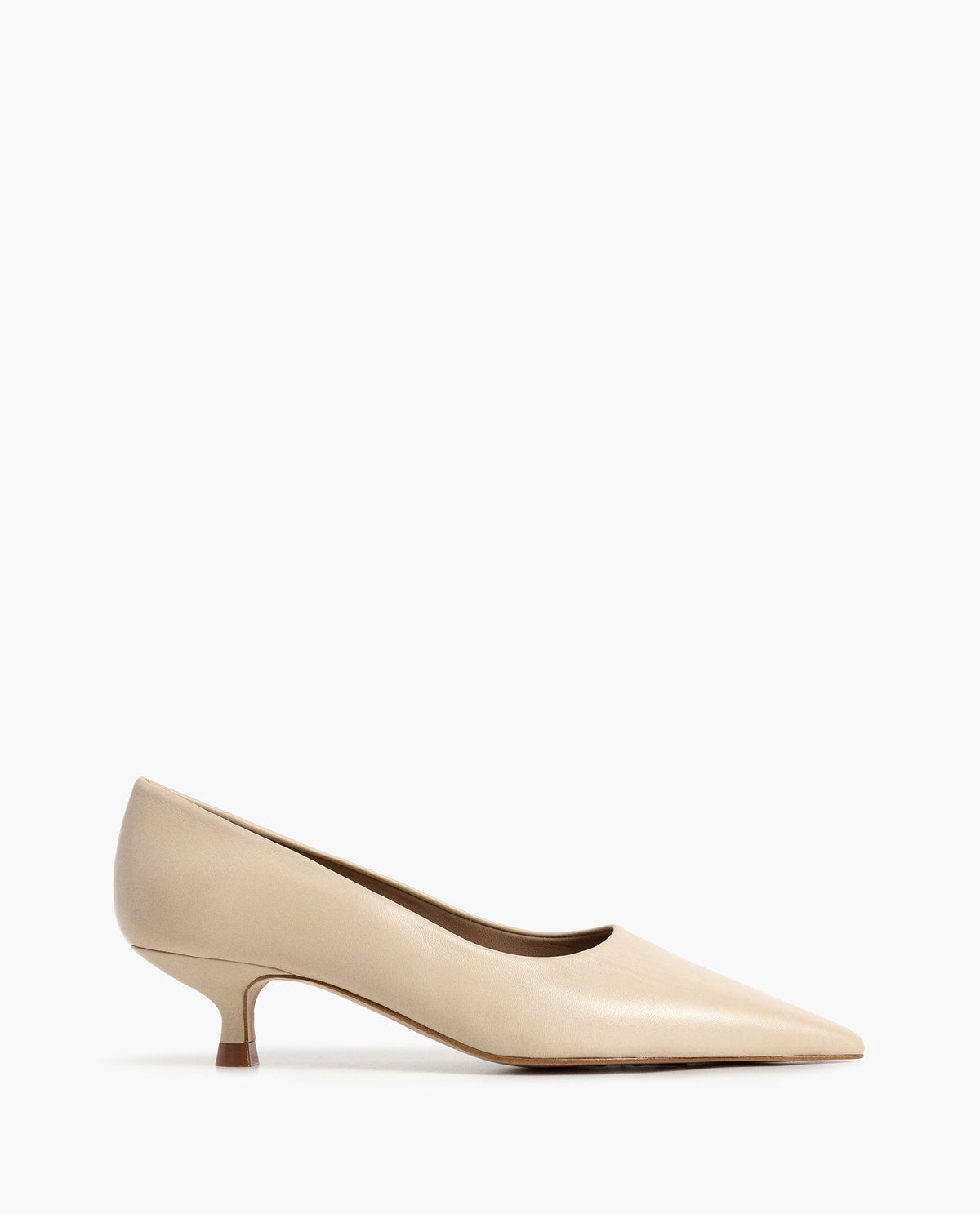 Flattered Naima Creme Leather Side