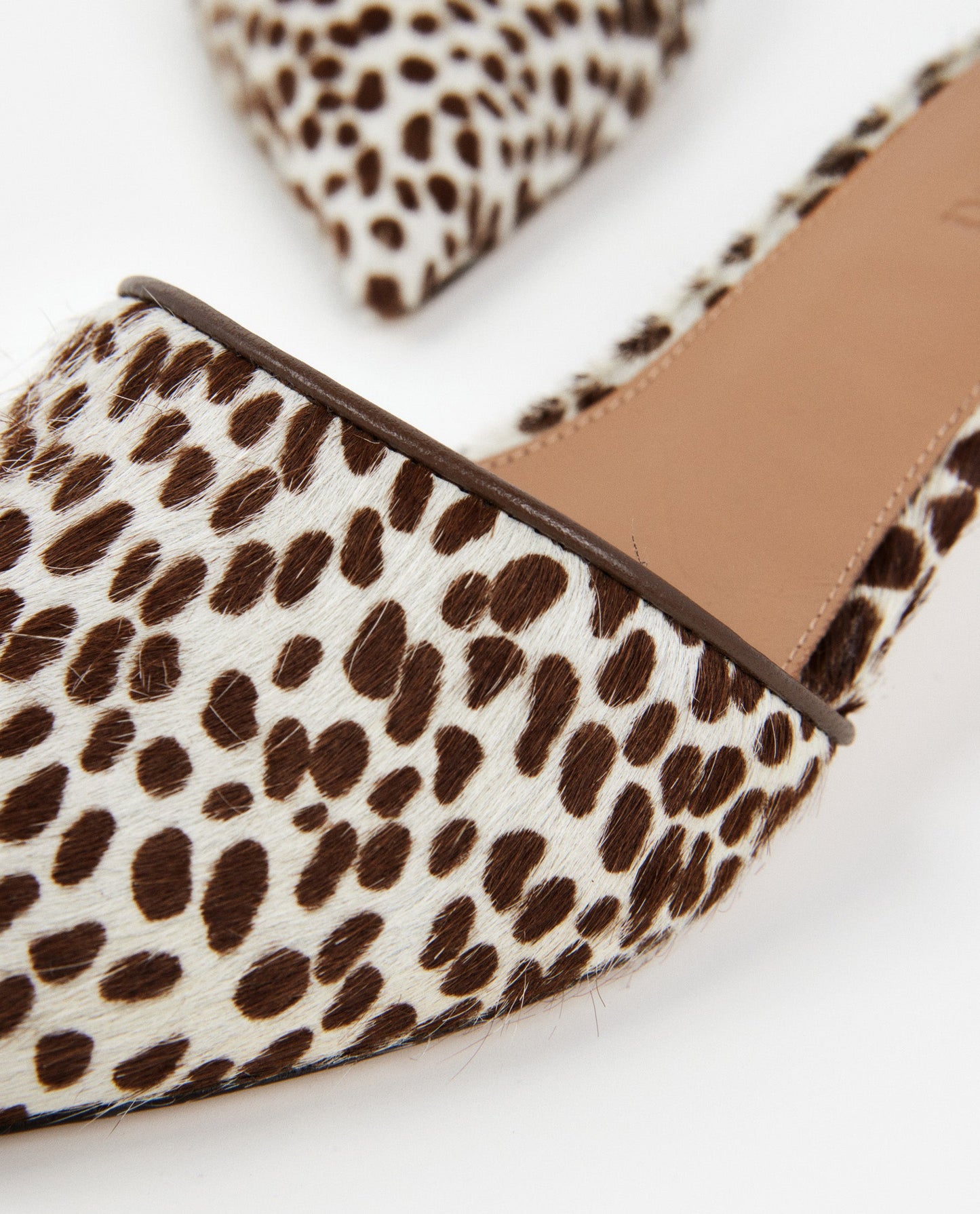 Noomi Leather Hair Chocolate Dot