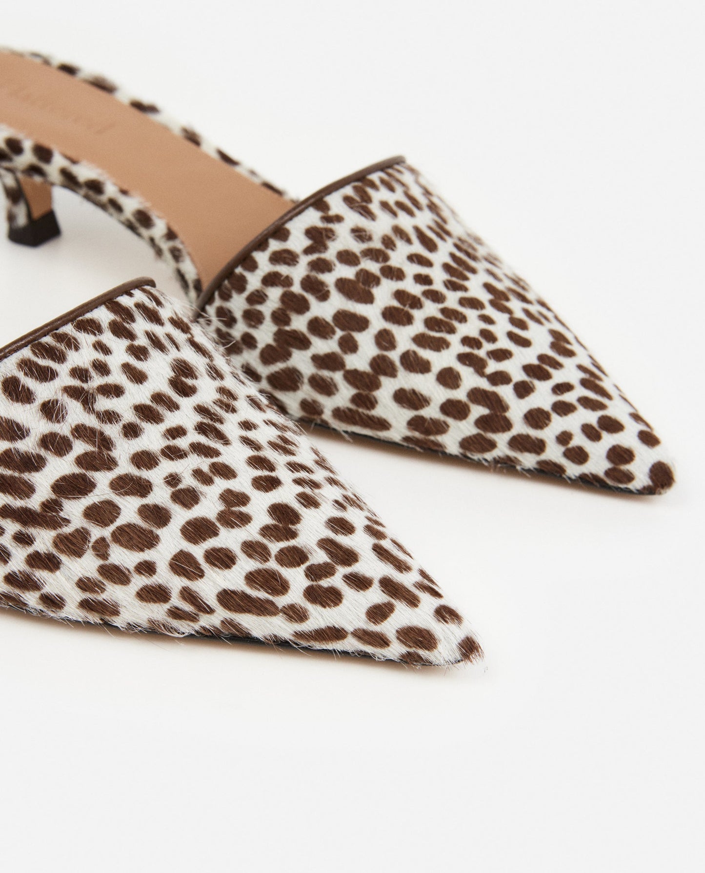 Noomi Leather Hair Chocolate Dot