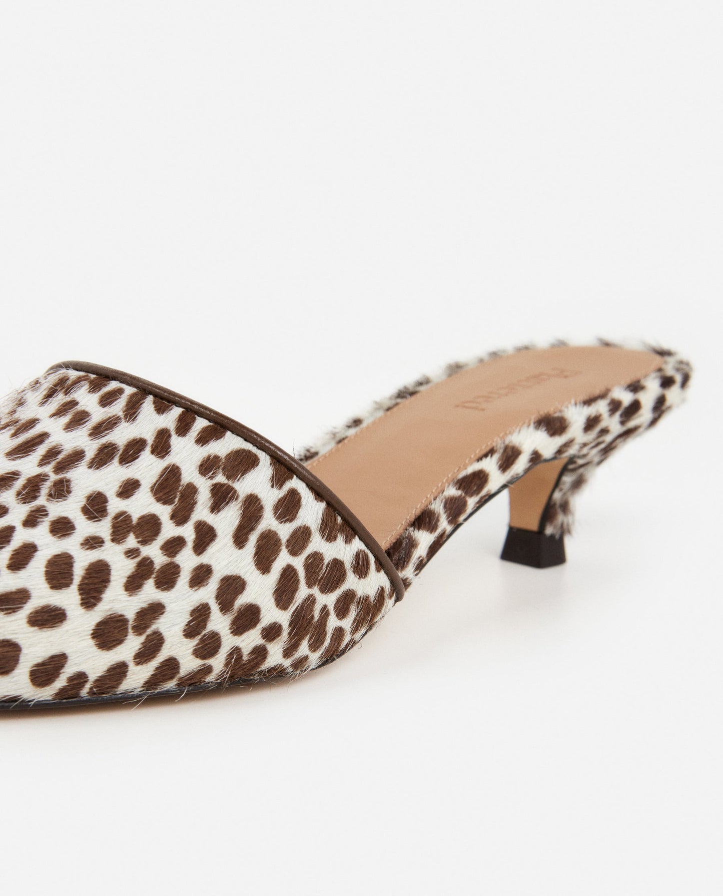 Noomi Leather Hair Chocolate Dot