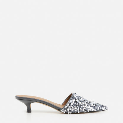 Noomi Sequins Stone Grey