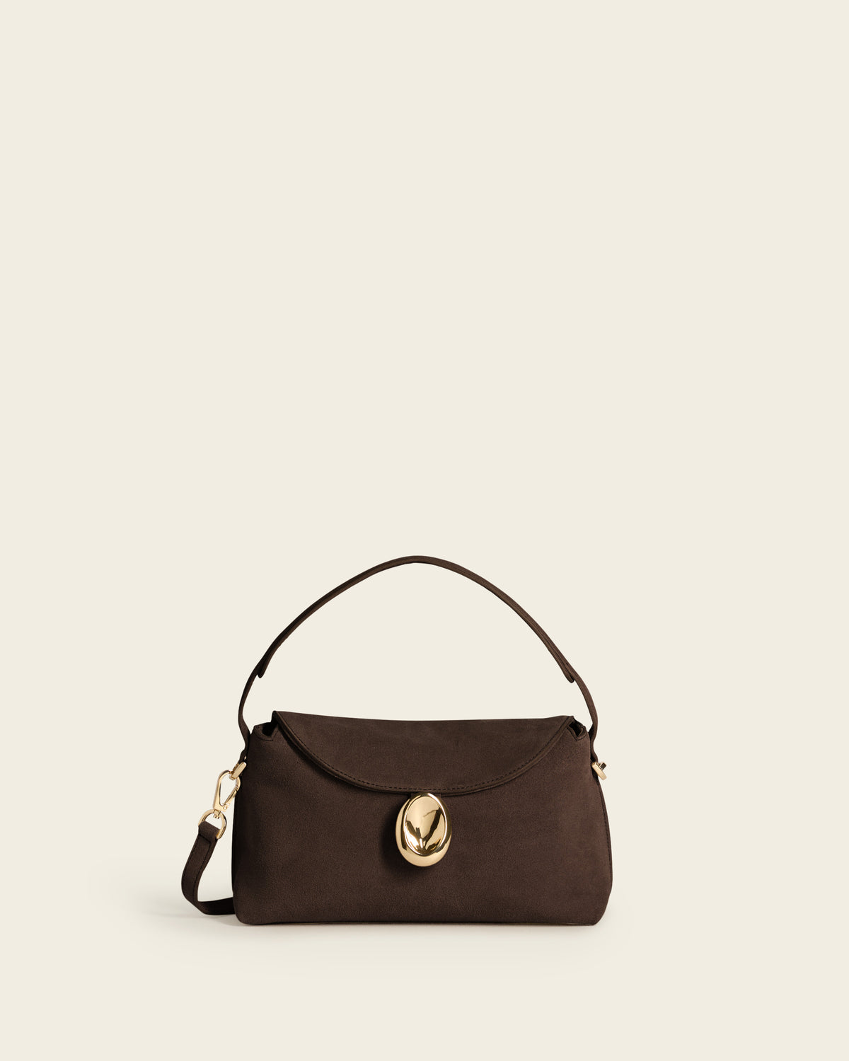 Gaia Mini Bag Suede Chocolate