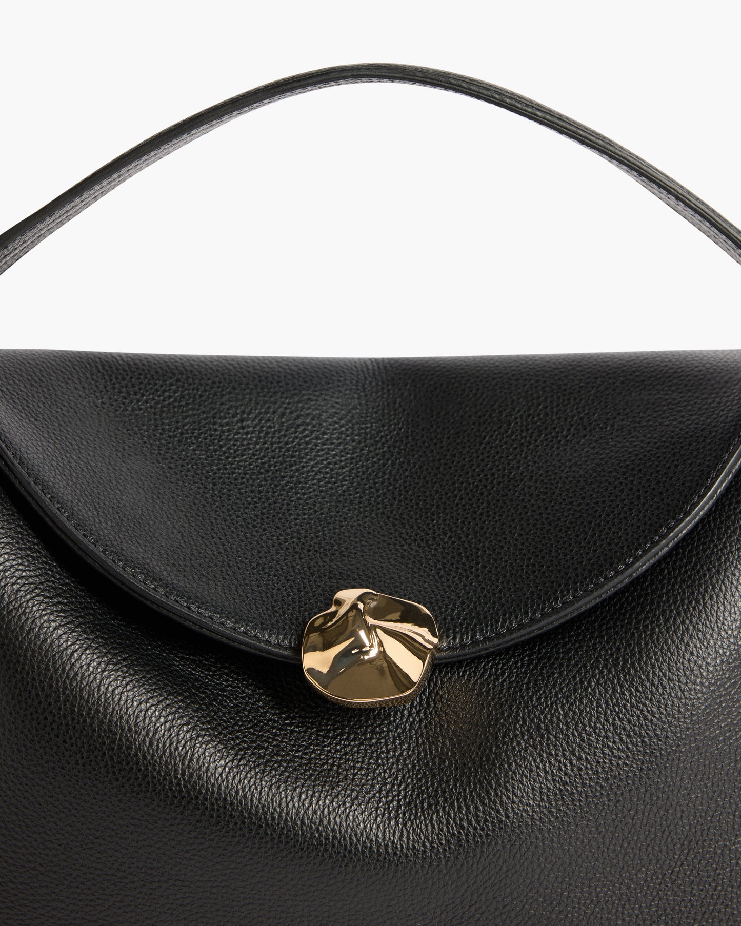Hanna Grande Bag Grained Leather Black
