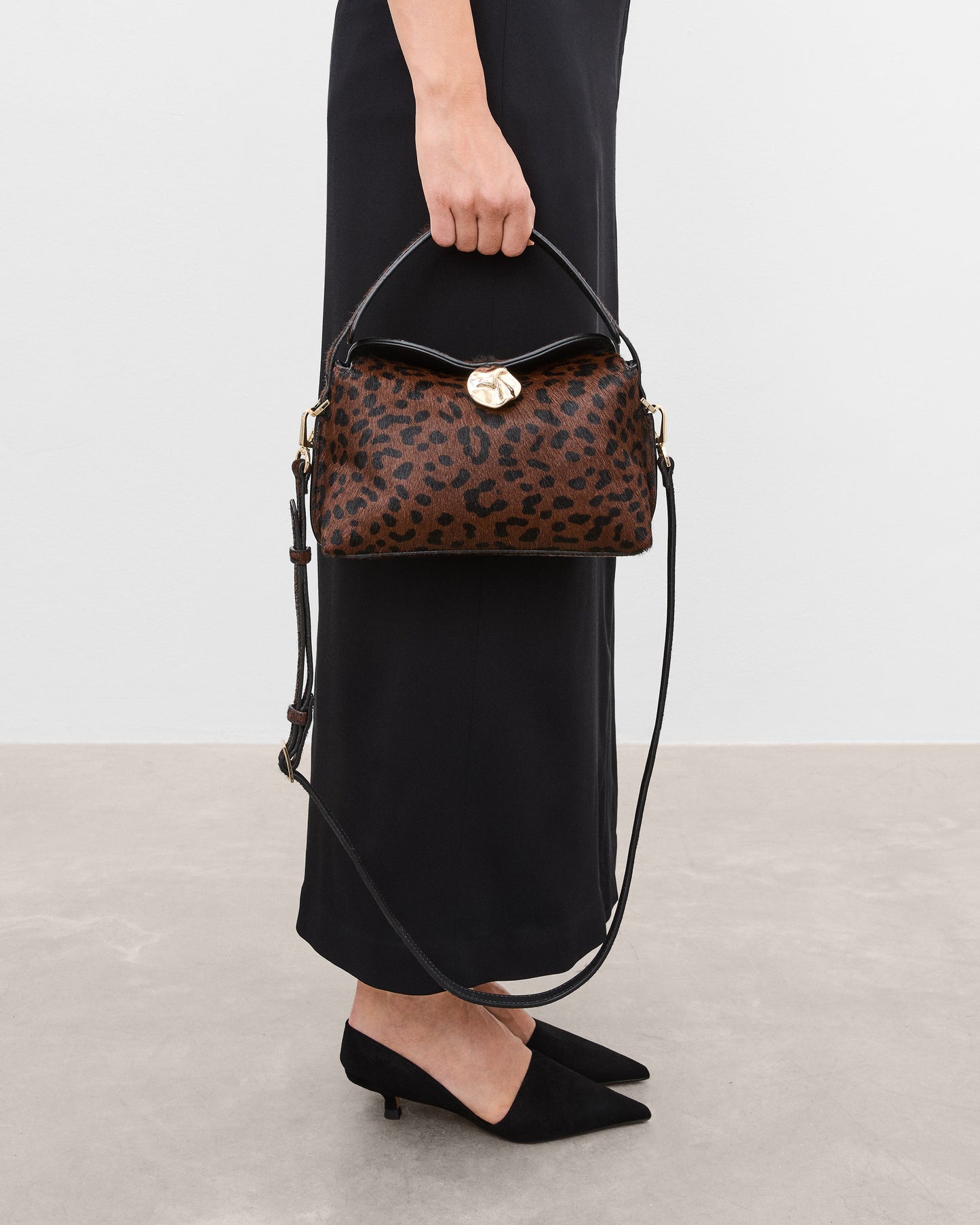 Hanna Mini Bag Leather Hair Leo