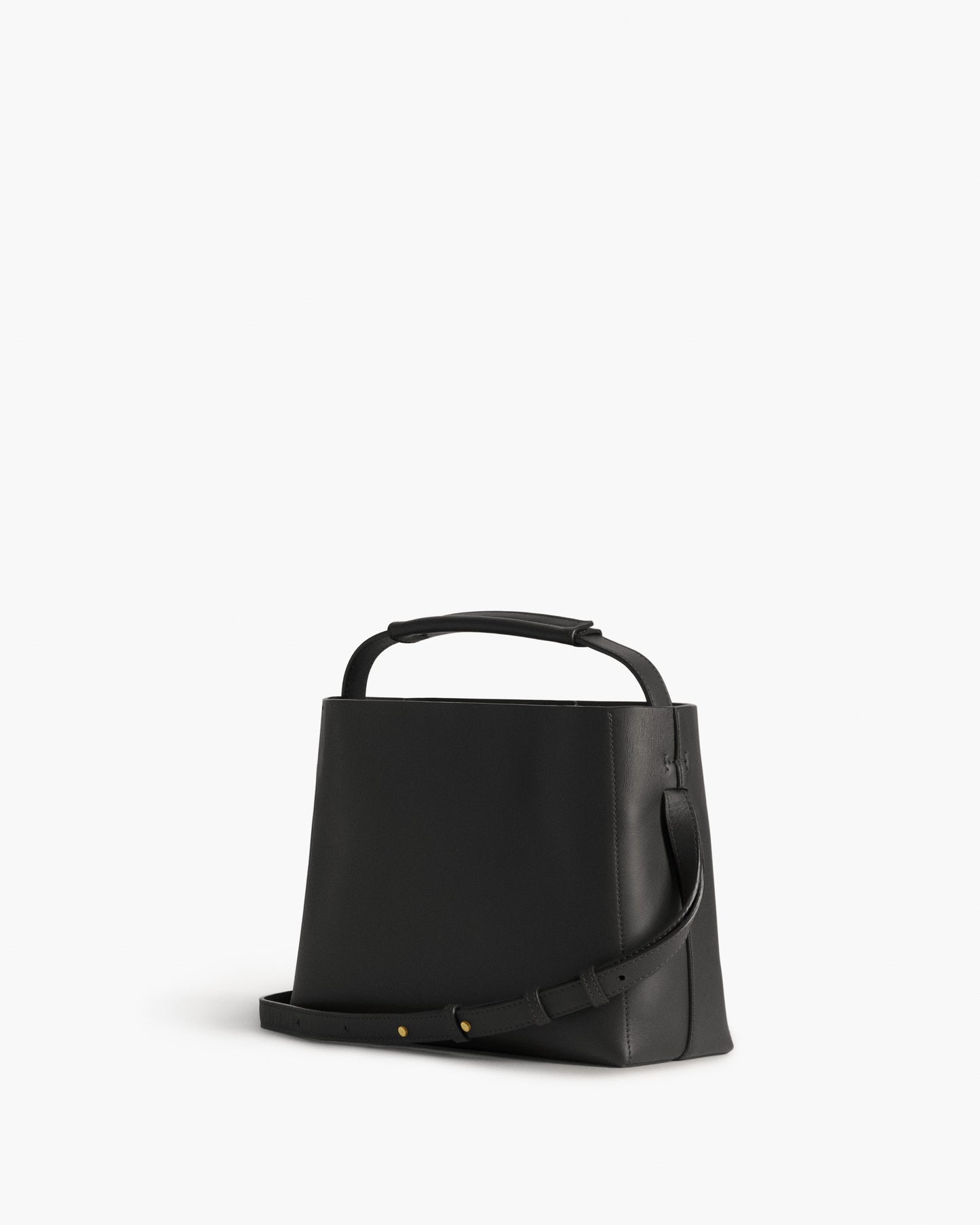 Hedda Midi Handbag Leather Black
