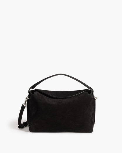 Helia Handbag Suede Black