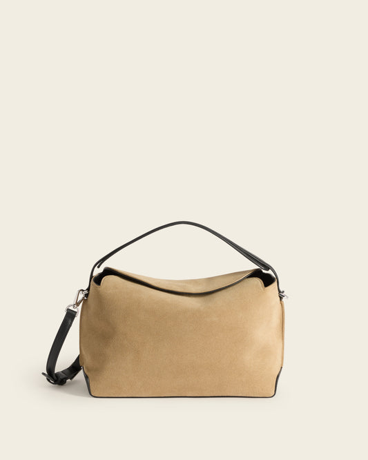 Helia Handbag Suede Sand
