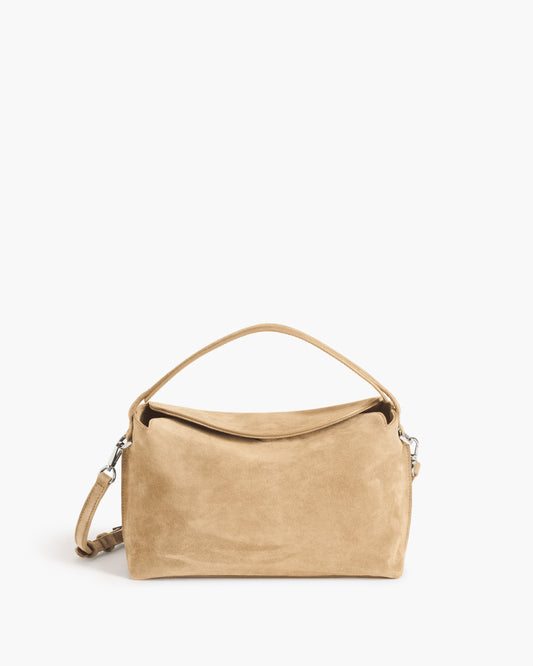 Hera Handbag Suede Sand