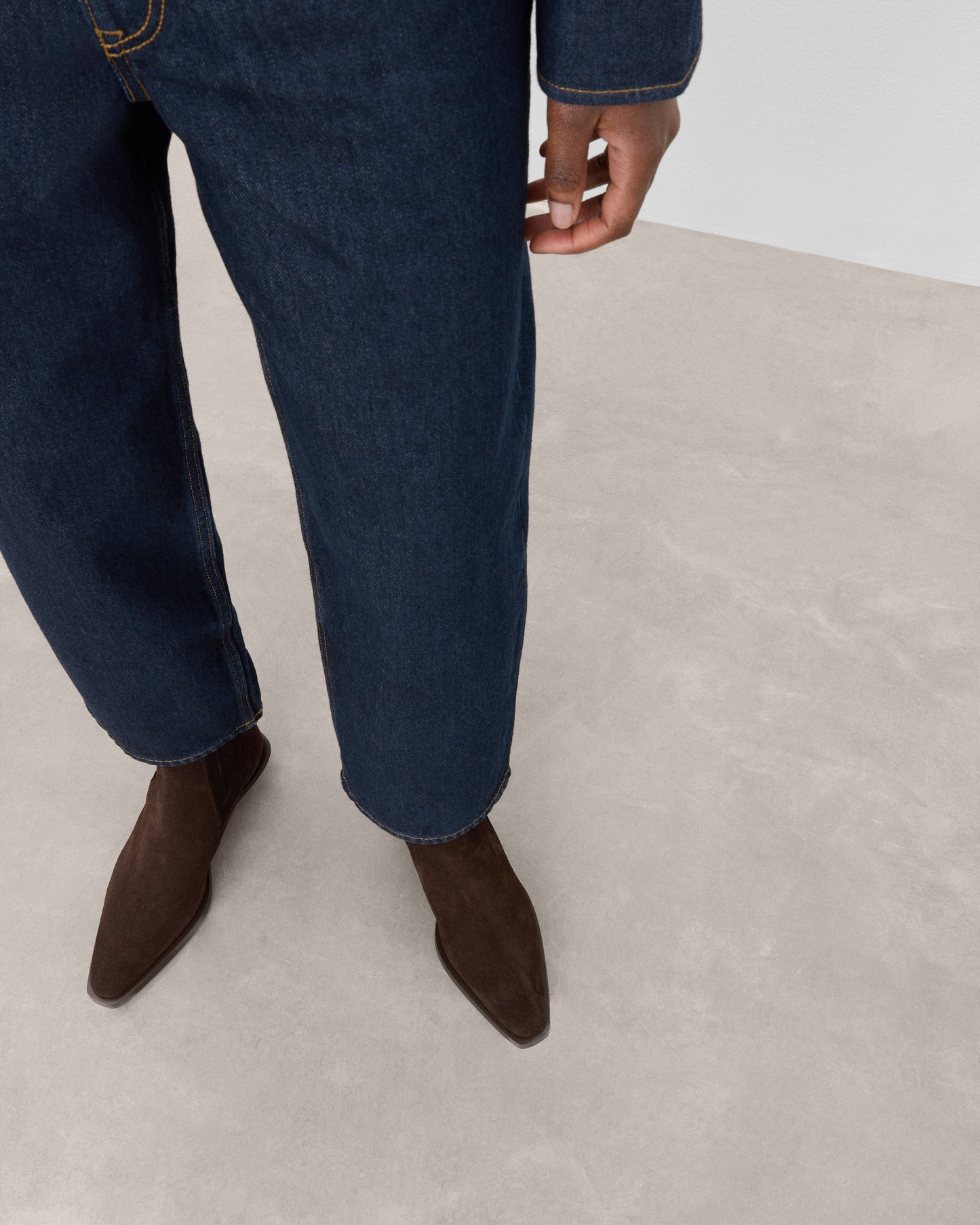 Indigo Suede Chocolate