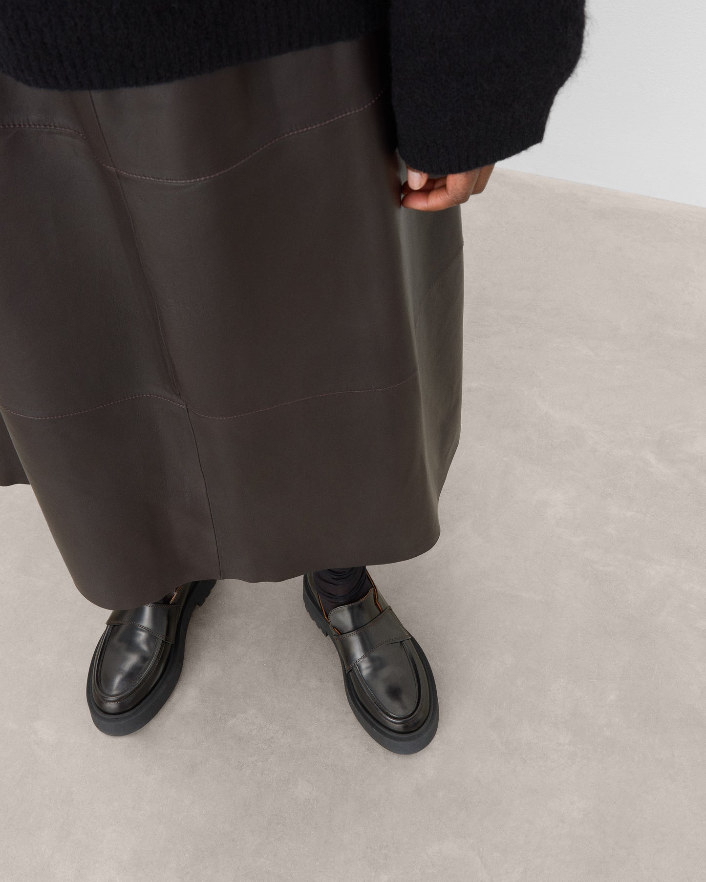 Leo Leather Chocolate