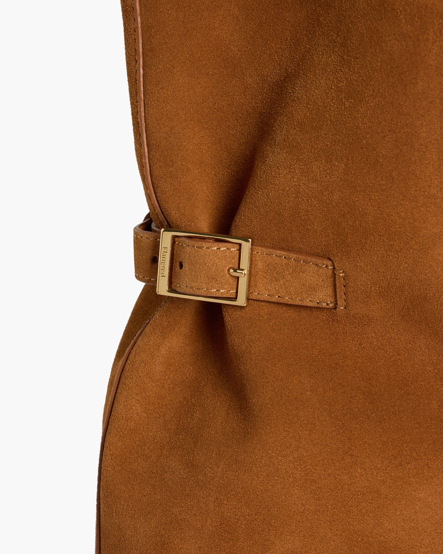 Lesley Tote Bag Suede Bourbon