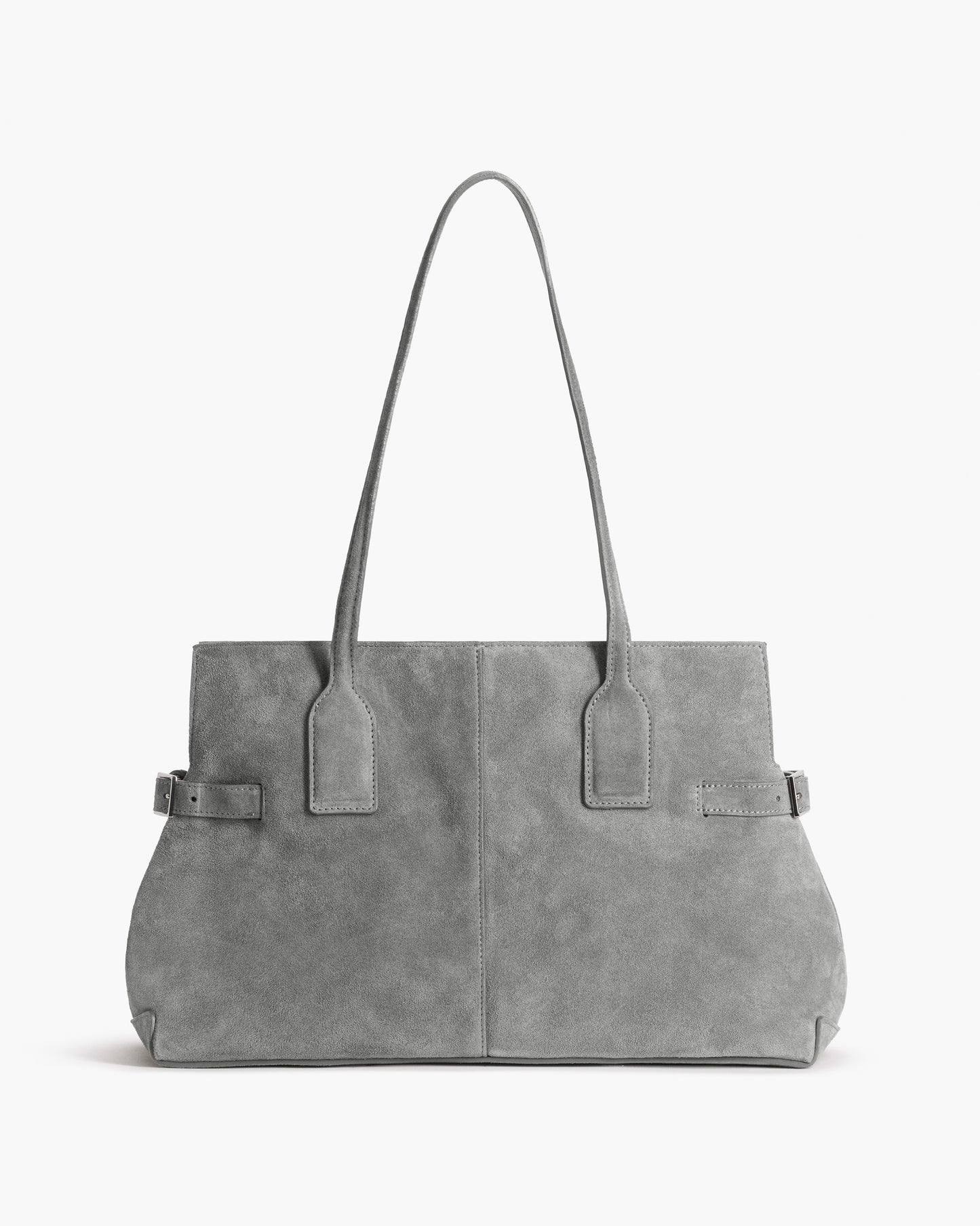 Lisa Bowler Bag Suede Stone Grey