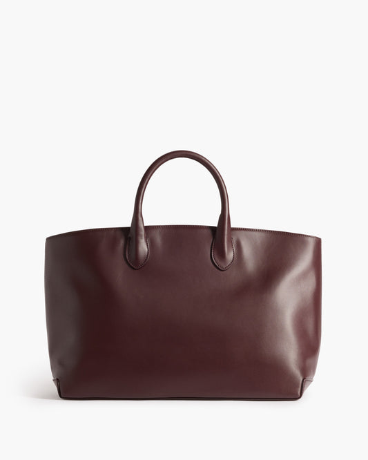 Lola Tote Leather Burgundy