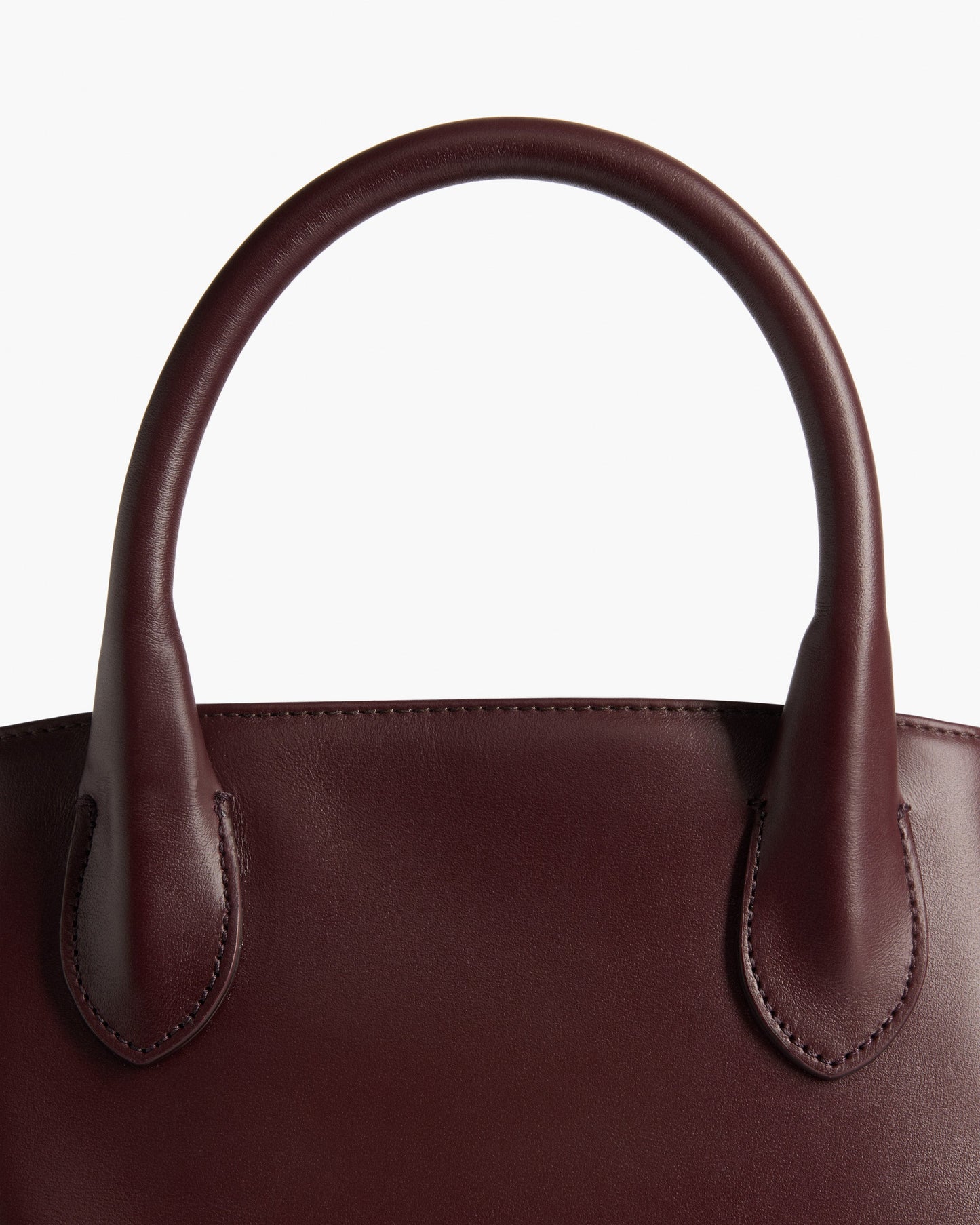 Lola Tote Leather Burgundy