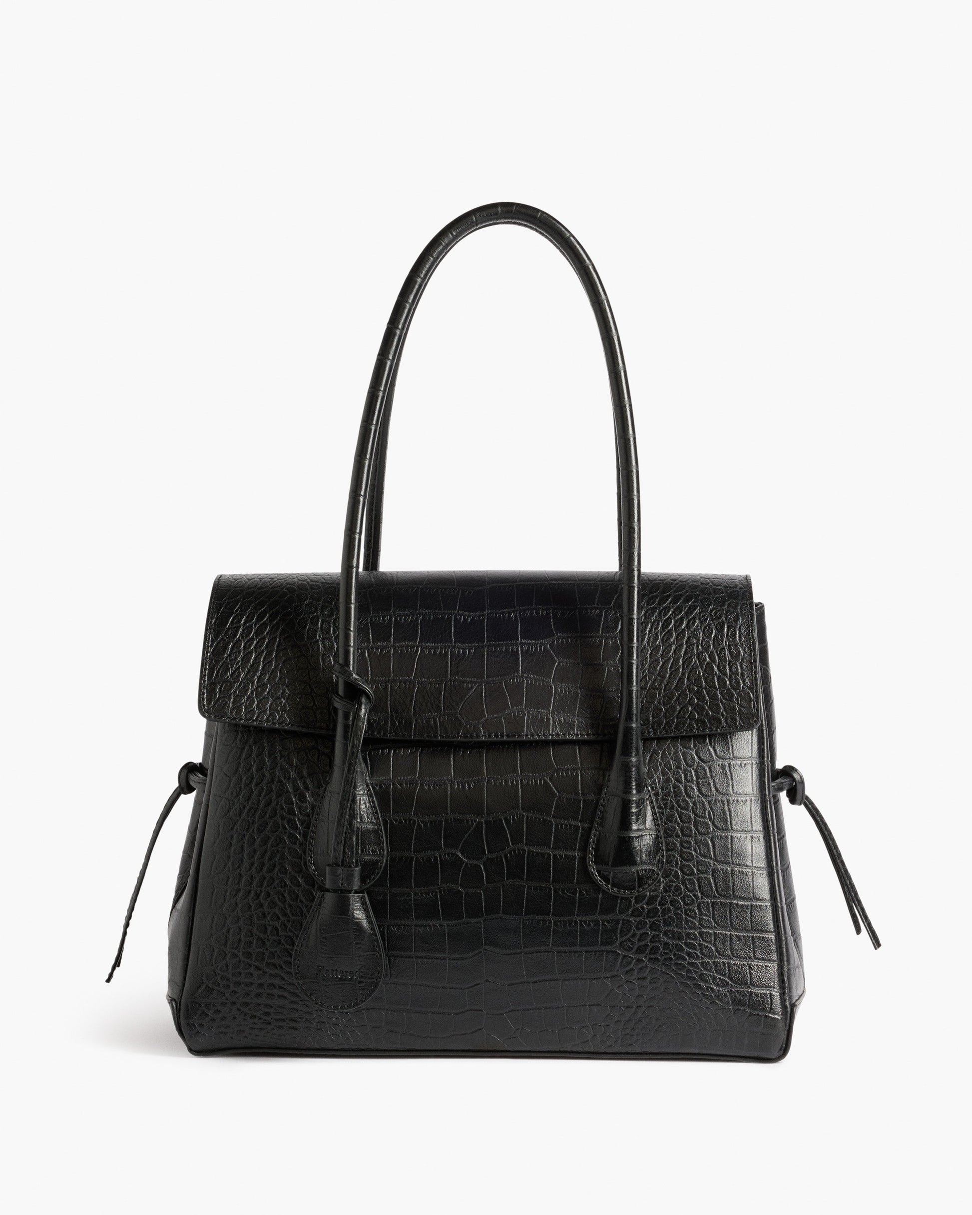 Lydia Office Bag Leather Croco Black 0029 1