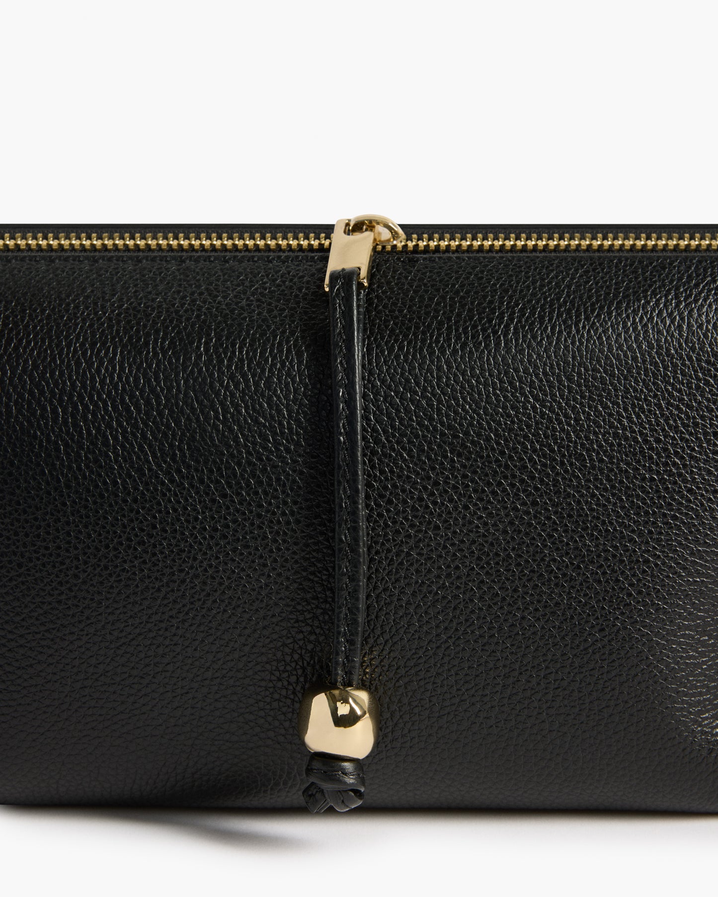 Ru Crossbody Bag Grained Leather Black